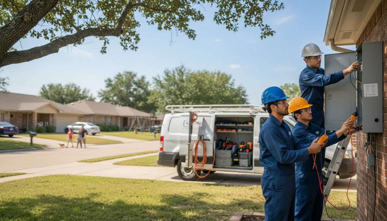 Certified electrician providing emergency electrical services in Baisden, WV